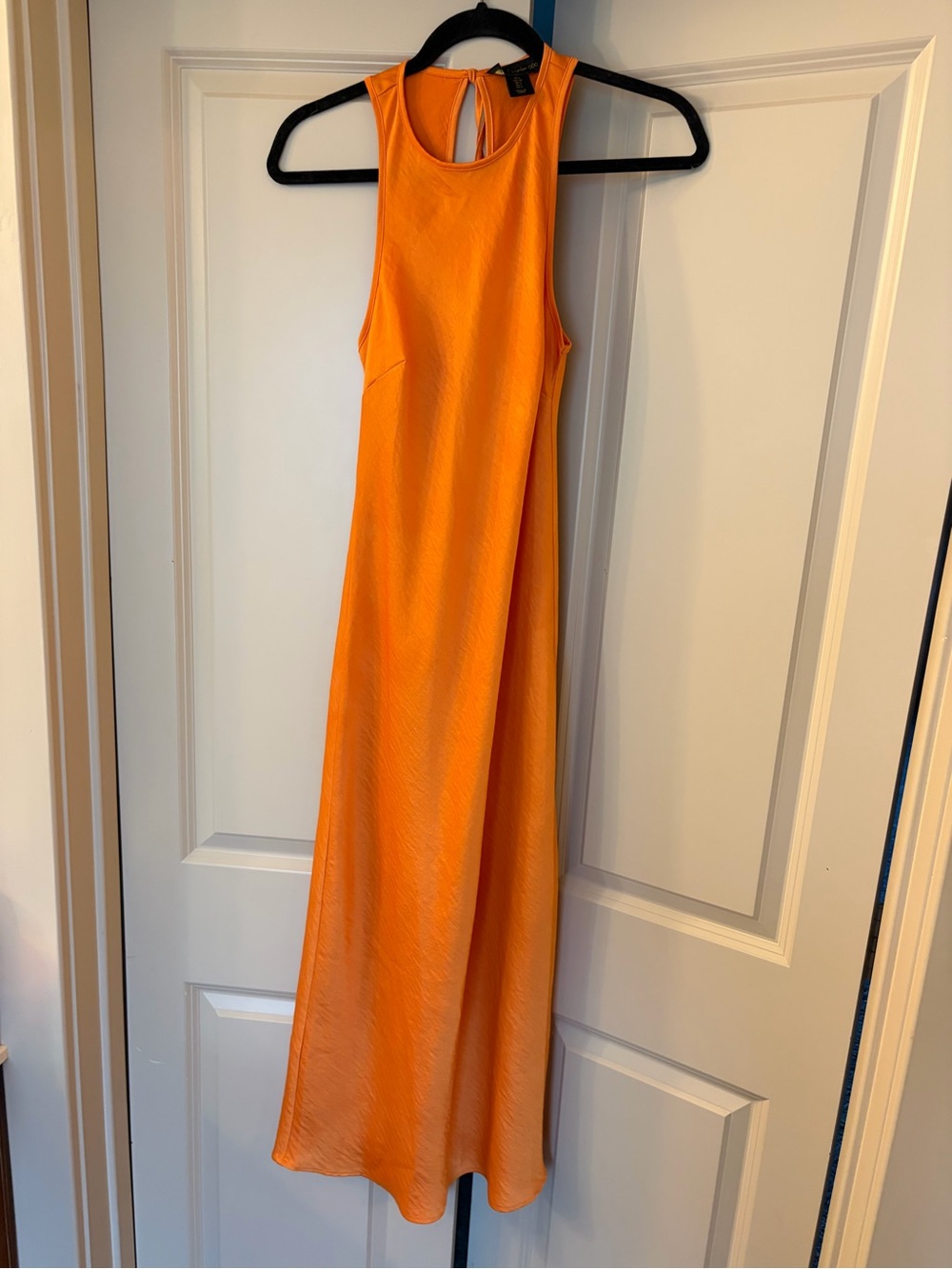 House of Harlow 1960 Vibrant Orange Halter Maxi Dress